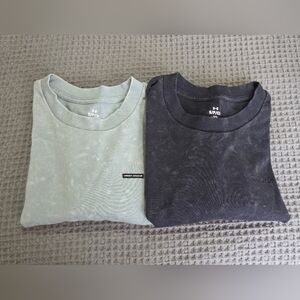 Men's Under Armour Black and Green Shirts